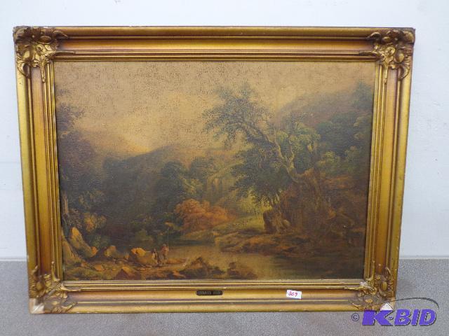 lot 209 image: Enchanted Valley Painting   24 x 32 ...