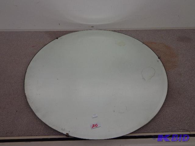 lot 210 image: Round Mirror   24&quot dia ...
