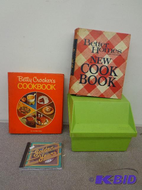 lot 22 image: Betty Crocker Cook Book and Betty Crocker Rec...