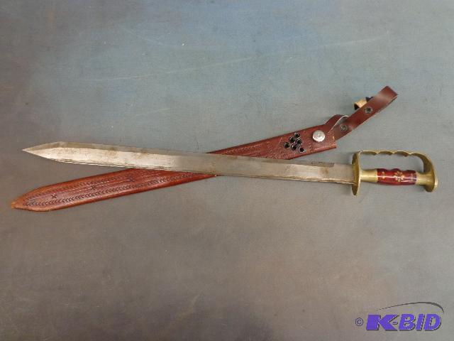 lot 40 image: Sword   Blade is 16&quot long ...