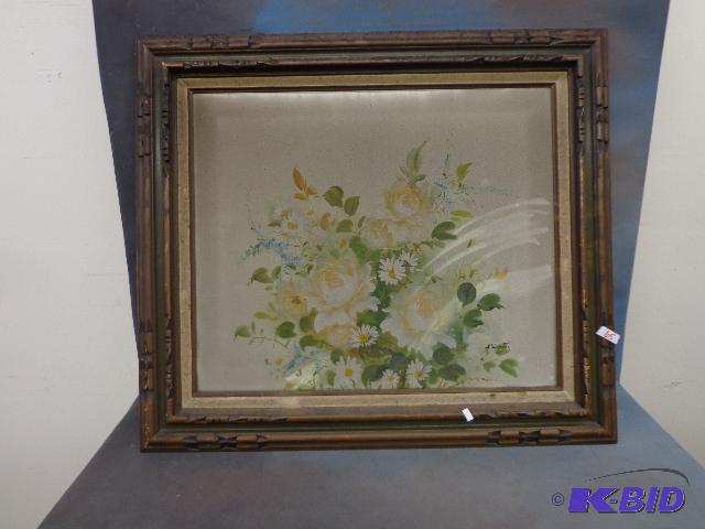 lot 65 image: Oil Painting by E Sward   31 x 27 ...