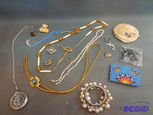 lot 96 image: Box of Assorted Jewelry...
