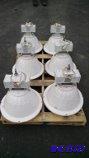 Six multi voltage shop lights