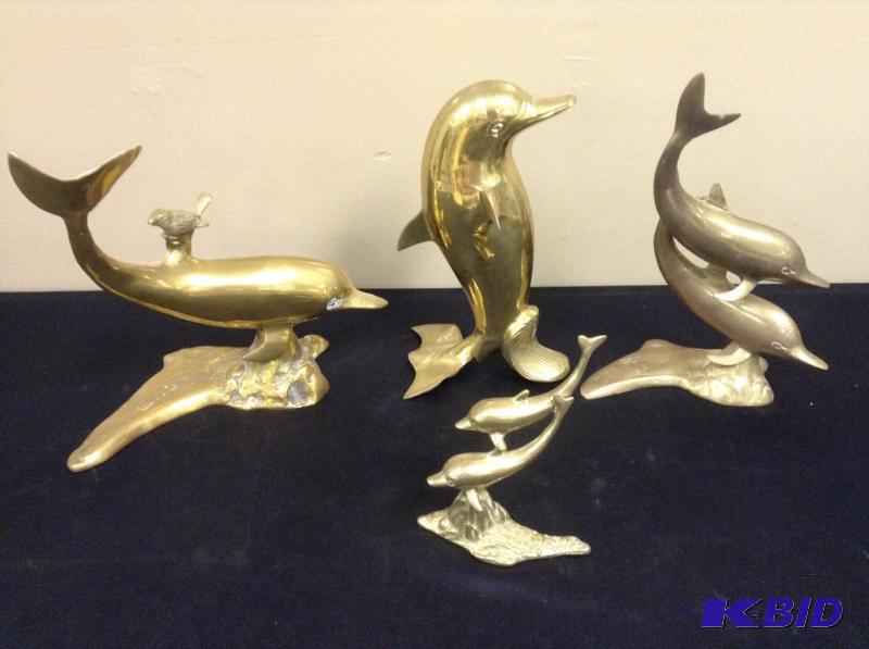 lot 115 image: Brass Dolphin Collection