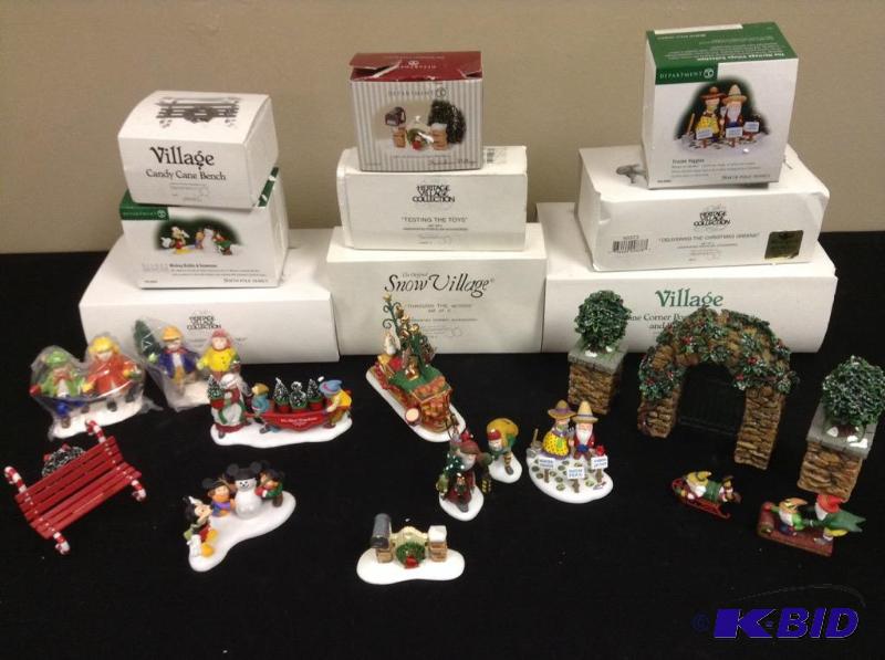 lot 120 image: Collection of Dept 56 Accessories