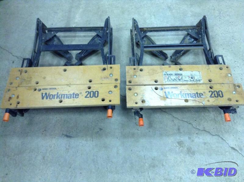lot 162 image: 2 Black & Decker Workmate 200s