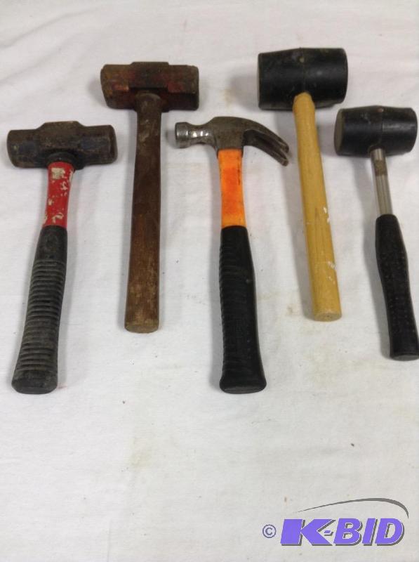lot 182 image: Collection of Hammers