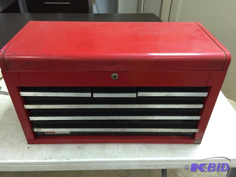 lot 190 image: Craftsman Tool Chest-LOADED WITH TOOLS