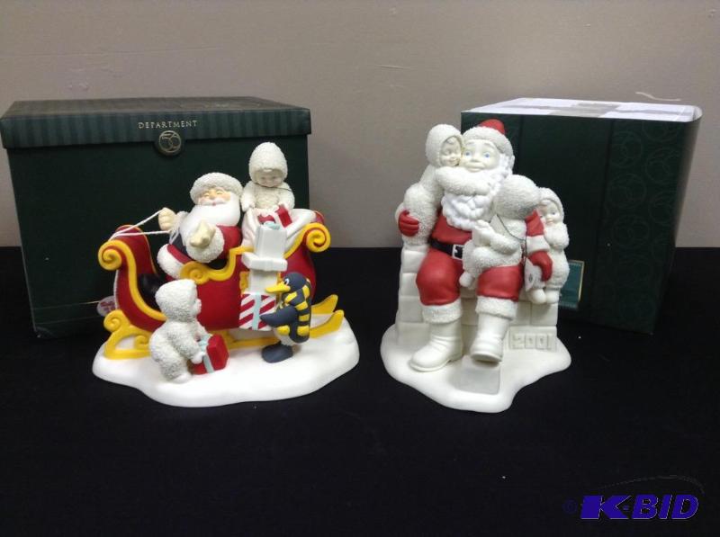 lot 28 image: Two Snowbabies Figurines - 2001 & 2003