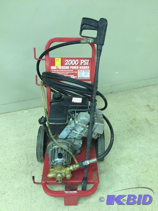 lot 37 image: Gas Powered Pressure Washer