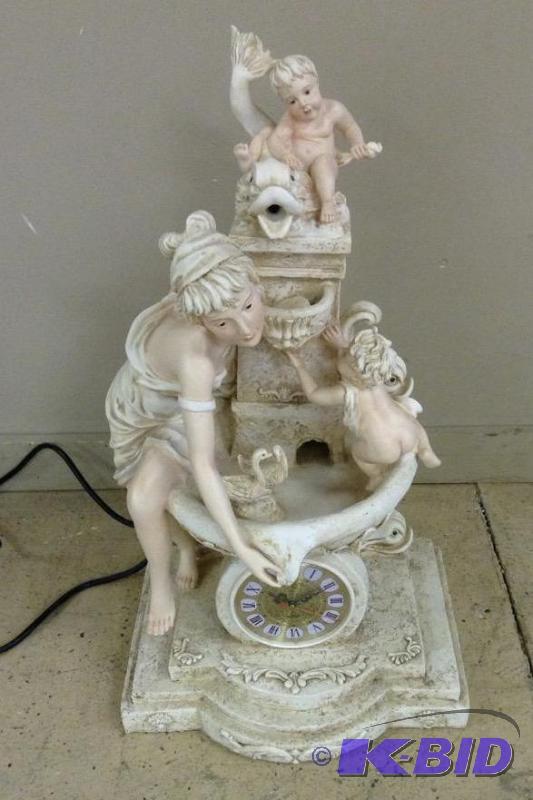 lot 55 image: Clock Water Feature