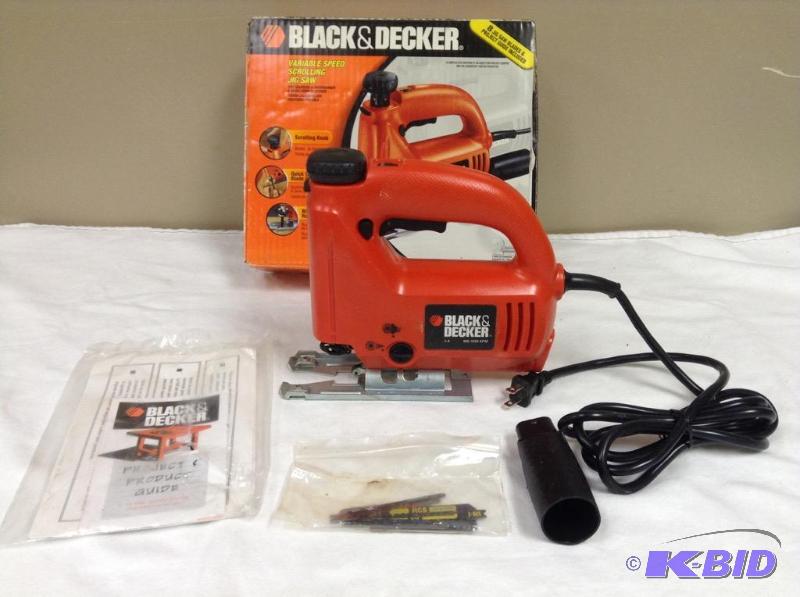 Black Decker Variable Speed Scrolling Jig Saw The Shakopee