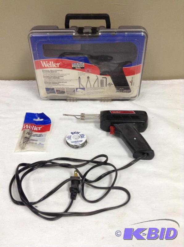 lot 65 image: Weller Multi Purpose Soldering Gun Kit