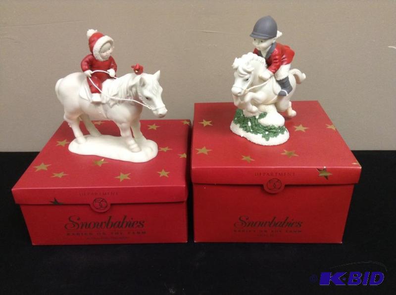 lot 78 image: Snowbabies - Tally Ho & Along For The Ride