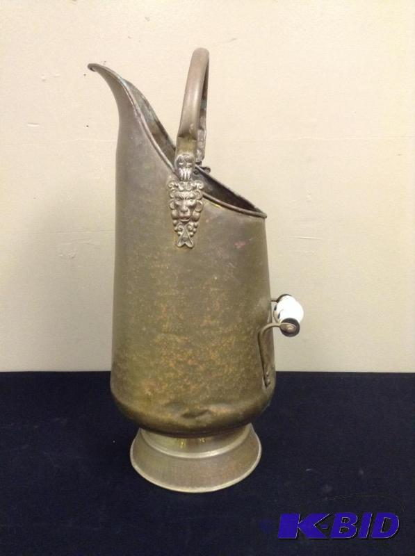 lot 95 image: Vintage Brass Pitcher