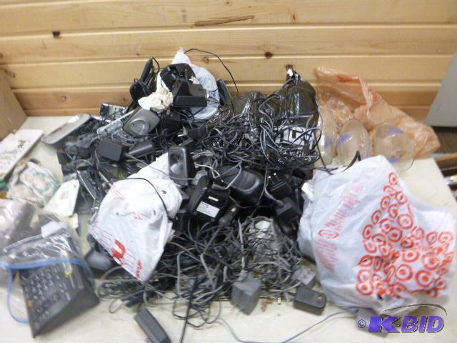 Large Lot of Miscellaneous Phones and Cords...
