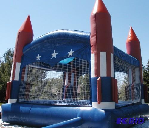 lot 12 image: Rocket Bounce House