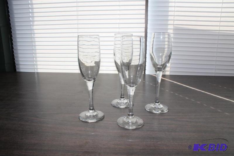 lot 67 image: Champagne Flute Glasses