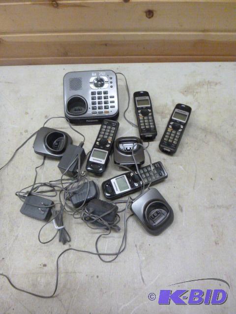 lot 29 image: Panasonic Phone System 4 6.0 phones....
