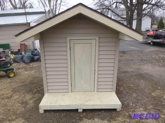 lot 6 image: Playhouse with Front Deck 75" X 75"...