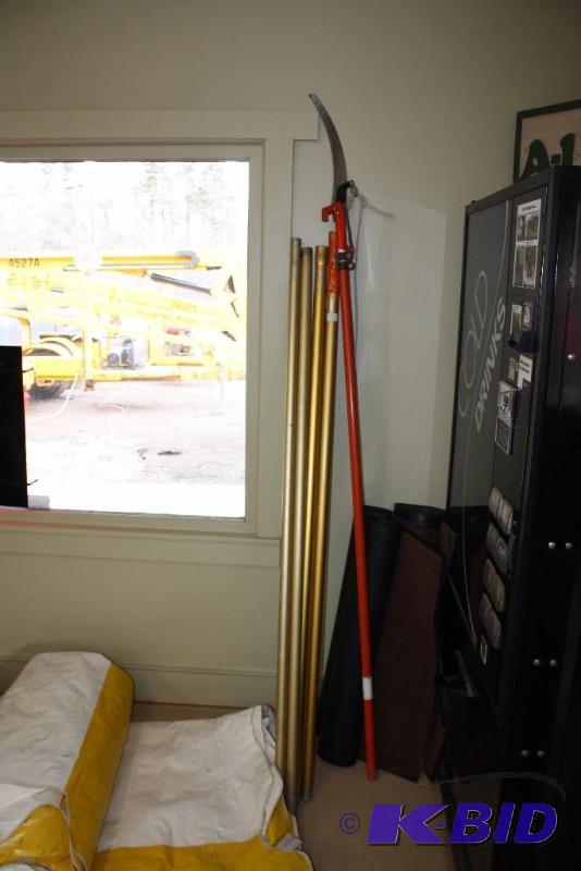 lot 12 image: Lot of (5) Including (1) Polesaw and (4) Attachments.