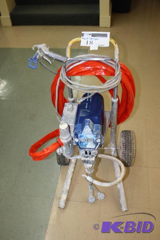 lot 18 image: Graco Smart Control 1.0 Paint Sprayer.