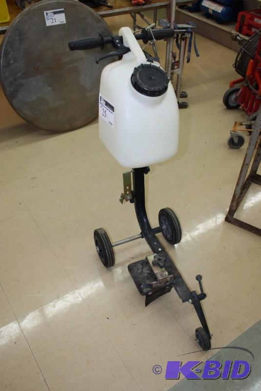 lot 25 image: Mobile Cart for Concrete Saw.