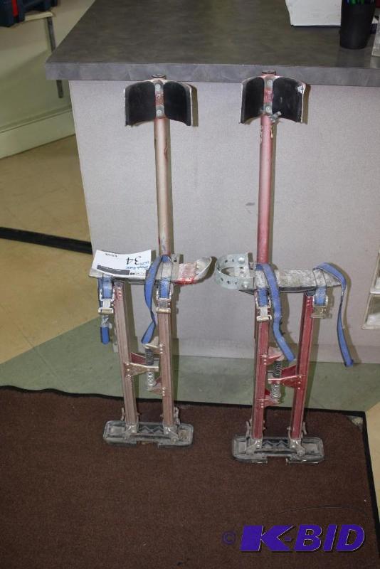 lot 34 image: Sheet Rock Stilts.