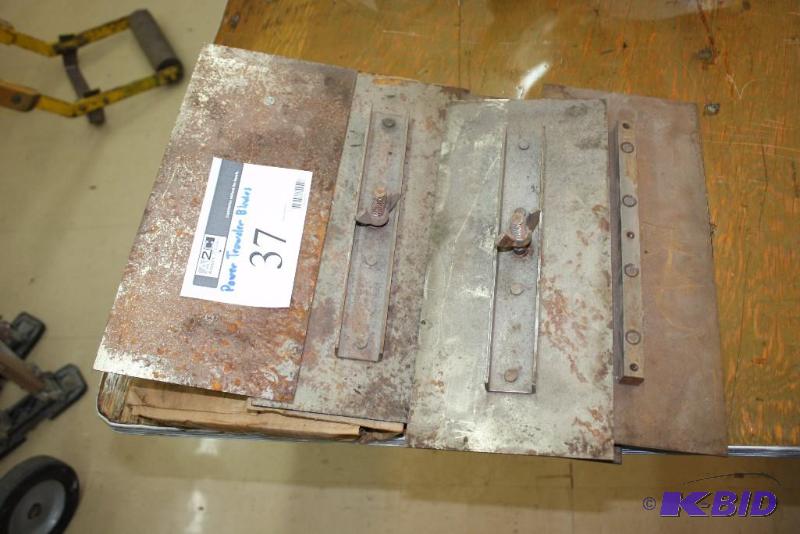 lot 37 image: Power Trowel Blades.