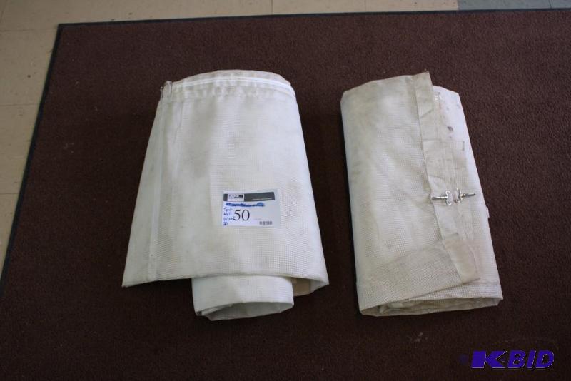 lot 50 image: Lot of (2) Tent Walls, 20x20.