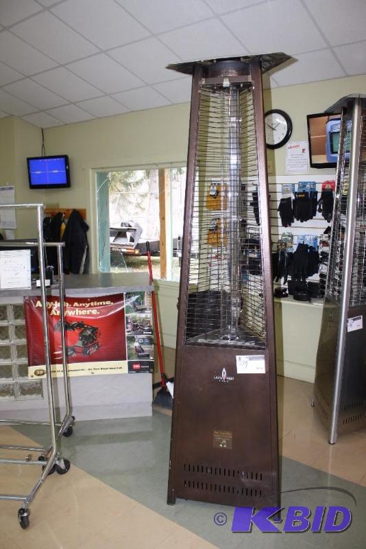 lot 7 image: Lava Propane Heater, 92x20, 38000 BTUhr.