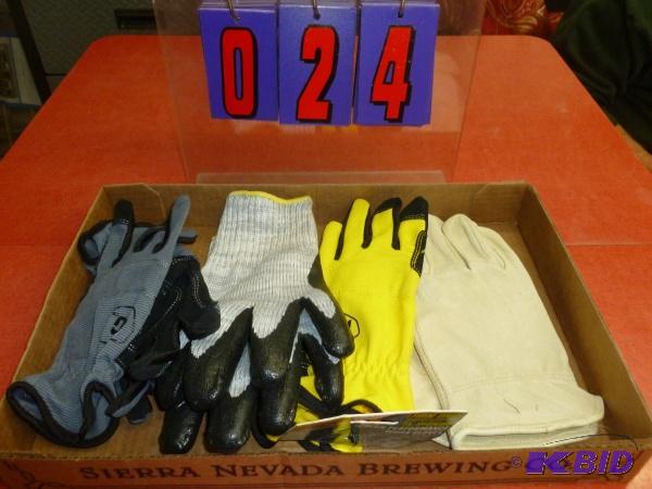 Flat of large gloves. As shown. Terms. Inspec...