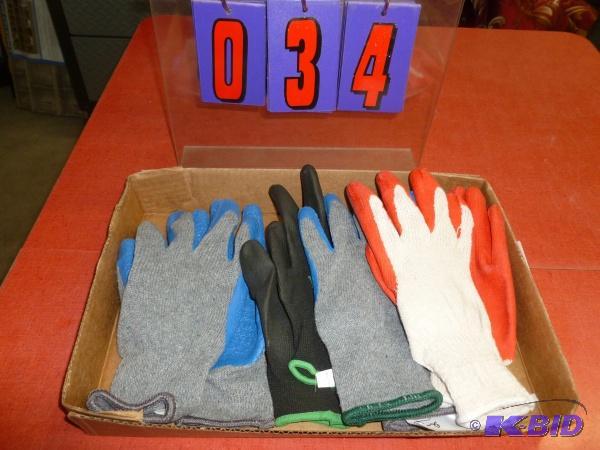 Flat of medium size gloves. As shown. Terms. ...