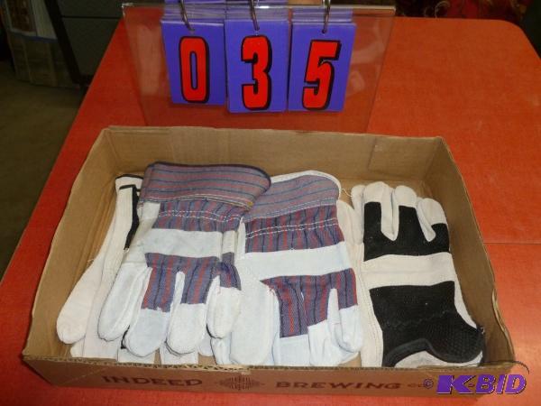 Flat of large gloves. As shown. Terms. Inspec...