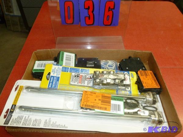Flat of electrical breakers seimen brand, wat...