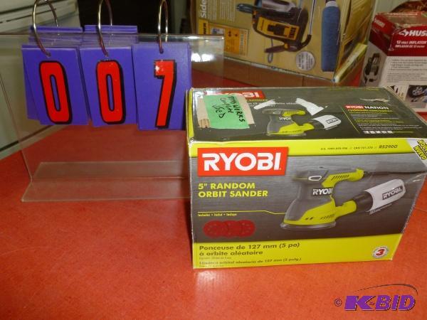 Ryobi 5&quot random orbital sander. Used co...