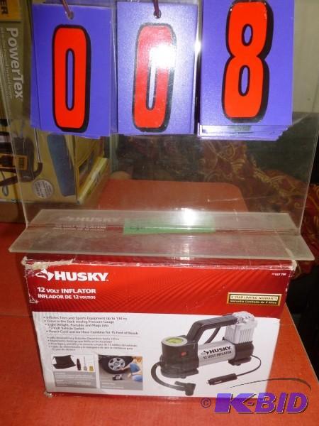 Husky 12 volt air inflator. Tested and works...