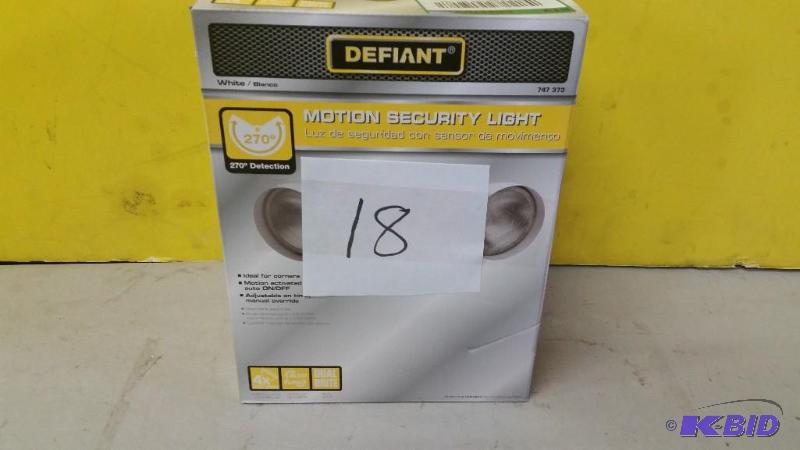 lot 118 image: Motion Security Light