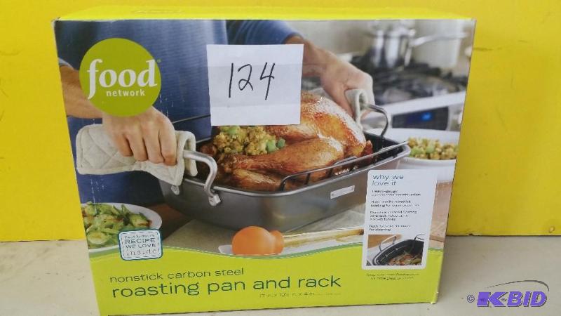 lot 124 image: Food Network Roastin Pan and Rack