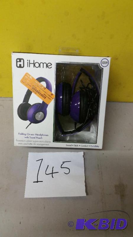 lot 145 image: iHome Foldable headphones