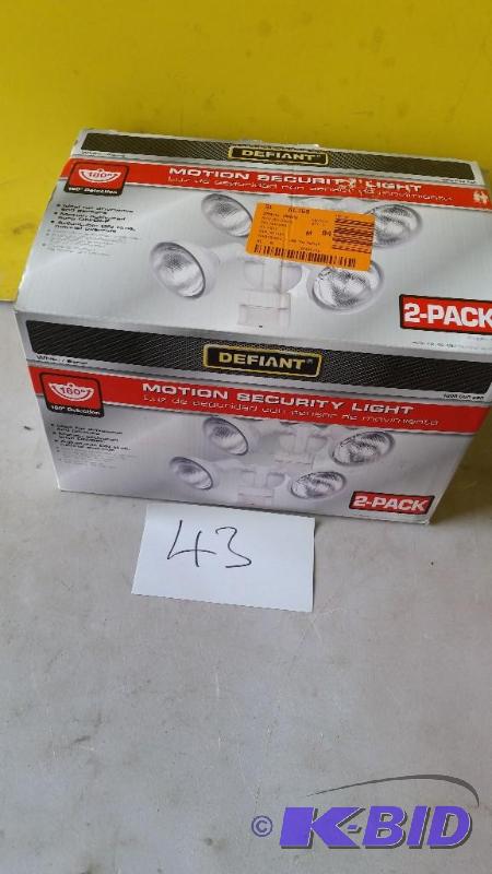 lot 43 image: Motion Security Light