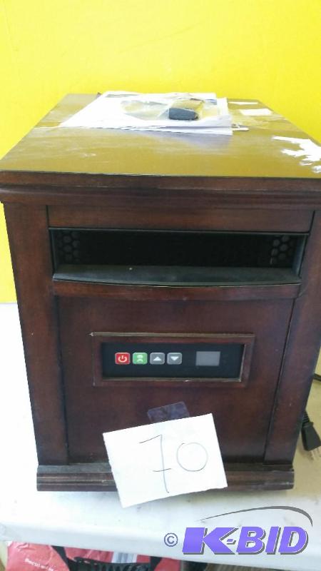 lot 70 image: Space Heater with Remote