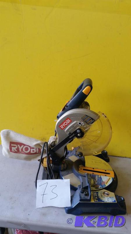 lot 73 image: Ryobi Miter Saw