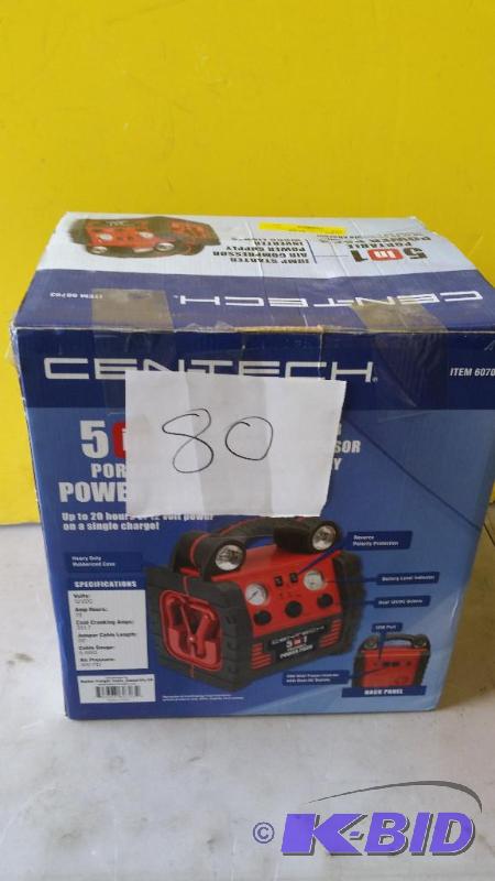 lot 80 image: Centec 5 in 1 Portable Power Pack