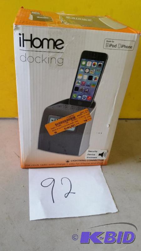 lot 92 image: iHome Docking Station for ipod or iphone