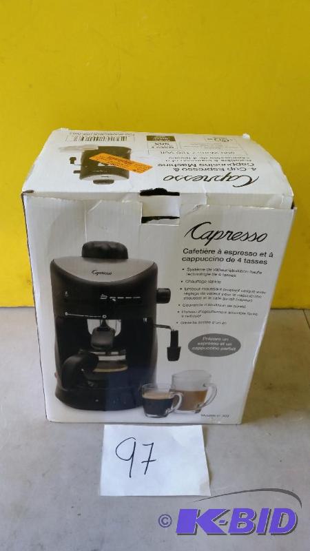 lot 97 image: Capresso Capuccino Maker
