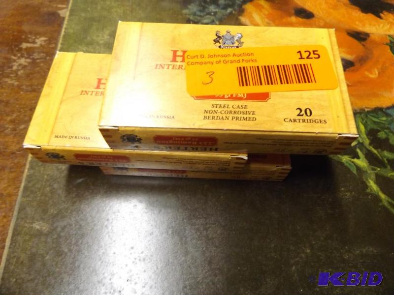 3 boxes of Herters .223 Remington...