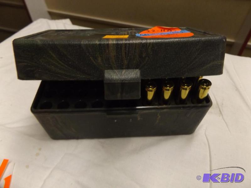 Plastic Ammo Case with 20 rounds 223 cal...