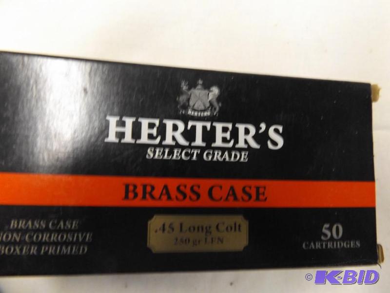 Herters Select Grade, Brass Case .45 Long Co...