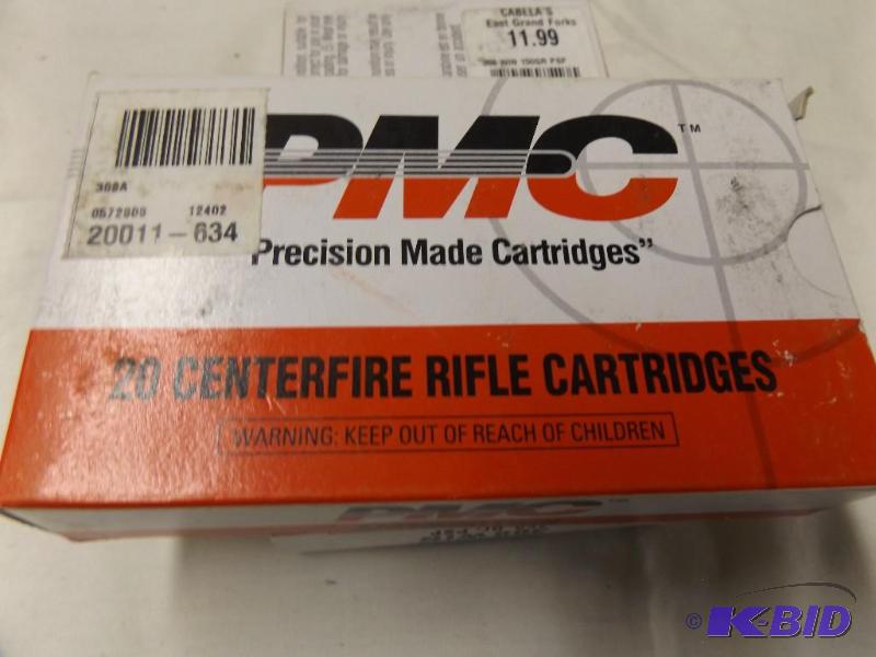 PMC 20 Centerfire Rifle Cartridges, 308 Win, ...